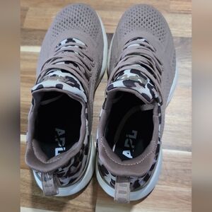 APL Women's Camouflage Knit Sneakers - Taupe and Black